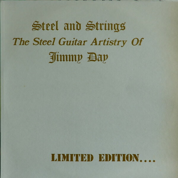【中古】米LP Jimmy Day Steel &amp; Strings The Steel Guitar Artistry Of Jimmy PHS600075 Not On Label /00260