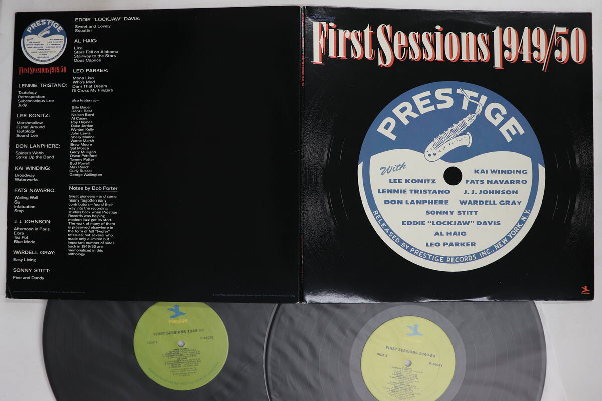 ・アーティスト Various ・タイトル First Sessions 1949/50 ・レーベル・型番 PRESTIGE P24081 ・フォーマット LPレコード ・コンディション(盤) 可 (VG) ・コンディション(ジャケット) 良い (VG+) ・コンディション(帯) オビなし ・特記事項 【カバーに目立つ染み】【盤に目立った跡】 実際に発送される商品の画像です 【ご購入前に必ずご確認ください】 ・本店サイト(www.recordcity.jp)とは価格、送料が違います ・本店サイト、その他支店のオーダーとは同梱発送できません ・注文確定後に別の注文を頂いた場合、注文同士の同梱は致しかねます。 ・別倉庫から発送しているため、店頭受け渡しは対応しておりません ・一部商品は他の通販サイトでも販売しているため、ご注文のタイミングによっては商品のご用意ができない場合がございます。 ・土日祝日はお休みです 金曜・祝前日9時以降のご連絡またはご入金は、返答または発送が週明け・祝日明けに順次対応となります。 ・ご購入後のキャンセル不可 ご購入後のキャンセルはいかなる理由においてもお受けできません。ご了承の上、ご購入くださいませ。 ・日本郵便(ゆうパック/ゆうメール)によるお届けになります。 ・中古品であることをご理解ください 当ストアでは中古商品を主に販売しております。中古品であることをご理解の上ご購入ください。また、一部商品はRecordCityオンラインストアで試聴可能です。 ・返品について お客様のご都合による返品は一切承っておりません。 表記の内容と実際の商品に相違がある場合、また針飛び等で返品・返金をご希望される場合は、商品の到着後1週間以内にご連絡ください。商品の返送をこちらで確認後、キャンセル・返金を行います。 コンディションVG以下の商品は返品できません。プレイに影響のない表面のこすれ傷、プレス起因のノイズ盤は返品の対象外です。 【コンディション表記】 ・ほぼ新品(M-)(Like New) 完全な新品。未使用。当店ではほぼ使用しません ・非常に良い(EX)(Excellent) 中古盤として美品な状態。わずかな経年を感じるものの傷みを感じさせない、当店基準で最高の状態 ・良い(VG+)(Very Good Plus) 丁寧に扱われた中古品で、軽い使用感がみられる。 ・可(VG)(Acceptable) 使い込まれた中古品で、「良い」よりもさらに使用感がみられる。 ・悪い(VG-)(Bad) 状態が悪いアイテム。使用の保障はなく、再生不可、針飛び、目立つノイズがあるかもしれない。状態によるクレーム不可。返品不可。 ・非常に悪い(G)(Very Bad) 「悪い」よりさらに状態が悪いアイテム。使用の保障はなく、再生不可、針飛び、目立つノイズがあるかもしれない。状態によるクレーム不可。返品不可。 ・ジャンク(Fair)(Junk/Fair) 割れている、反っている、水ダメージがある、カビ、ジャケットが分離している、ひどい書き込み、ひどい擦れなど最低の状態。使用の保障はなく、再生不可、針飛び、目立つノイズがあるかもしれない。状態によるクレーム不可。返品不可。 ・ジャンク(Poor)(Junk/Poor) 割れている、反っている、水ダメージがある、カビ、ジャケットが分離している、ひどい書き込み、ひどい擦れなど最低の状態。使用の保障はなく、再生不可、針飛び、目立つノイズがあるかもしれない。状態によるクレーム不可。返品不可。