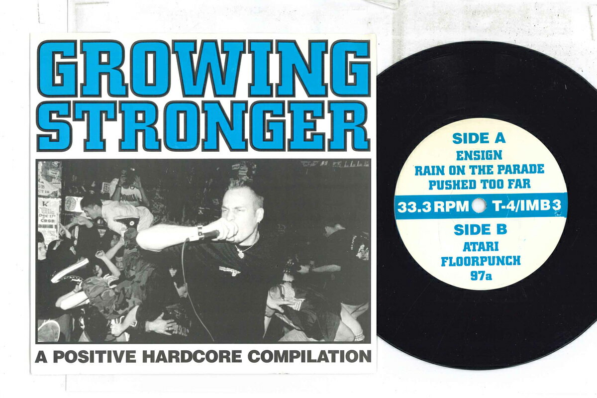 【中古】米7” Various Growing Stronger (A Positive Hardcore Compilation) T4 TEAMWORK /00080