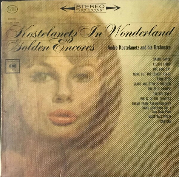 【中古】米LP Andre Kostelanetz &amp; His Orches Kostelanetz In Wonderland - Golden Encores CS8878 Columbia /00260