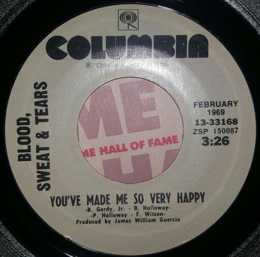 【中古】米7” Blood Sweat & Tears Youve Made Me So Very Happy / Spinning Wheel 1333168 Columbia /00080 【中古】米7” Blood Sweat & Tears Youve Made Me So Very Happy / Spinning Wheel 1333168 Columbia /00080