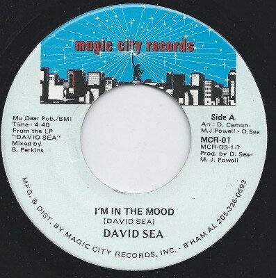 【中古】米7” David Sea Im In The Mood MCR01 Magic City Records /00080 【中古】米7” David Sea Im In The Mood MCR01 Magic City Records /00080