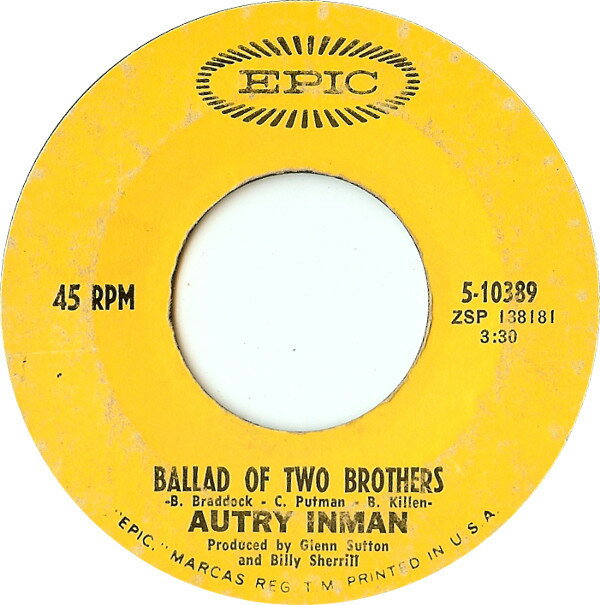 ・アーティスト Autry Inman ・タイトル Ballad Of Two Brothers / Don't Call Me (I'll Call You) ・レーベル・型番 Epic 510389 ・フォーマット 7インチレコード ・コンディション(盤) 良い (VG+) ・コンディション(ジャケット) プレインカバー（元ジャケット／カバー無し） ・コンディション(帯) オビなし ・特記事項 サンプル画像です。実際の商品の画像ではありません 商品写真はバーコード/カタログ番号に対応したサンプル画像ですので、お送りする商品の画像ではありません。帯やライナーなどの付属品は、特記事項に記載されている場合のみ含まれます。プロモやカラーレコードなどの仕様についても、該当する場合のみ特記事項に記載しています。 【ご購入前に必ずご確認ください】 ・本店サイト(www.recordcity.jp)とは価格、送料が違います ・本店サイト、その他支店のオーダーとは同梱発送できません ・注文確定後に別の注文を頂いた場合、注文同士の同梱は致しかねます。 ・別倉庫から発送しているため、店頭受け渡しは対応しておりません ・一部商品は他の通販サイトでも販売しているため、ご注文のタイミングによっては商品のご用意ができない場合がございます。 ・土日祝日はお休みです 金曜・祝前日9時以降のご連絡またはご入金は、返答または発送が週明け・祝日明けに順次対応となります。 ・ご購入後のキャンセル不可 ご購入後のキャンセルはいかなる理由においてもお受けできません。ご了承の上、ご購入くださいませ。 ・日本郵便(ゆうパック/ゆうメール)によるお届けになります。 ・中古品であることをご理解ください 当ストアでは中古商品を主に販売しております。中古品であることをご理解の上ご購入ください。また、一部商品はRecordCityオンラインストアで試聴可能です。 ・返品について お客様のご都合による返品は一切承っておりません。 表記の内容と実際の商品に相違がある場合、また針飛び等で返品・返金をご希望される場合は、商品の到着後1週間以内にご連絡ください。商品の返送をこちらで確認後、キャンセル・返金を行います。 コンディションVG以下の商品は返品できません。プレイに影響のない表面のこすれ傷、プレス起因のノイズ盤は返品の対象外です。 【コンディション表記】 ・ほぼ新品(M-)(Like New) 完全な新品。未使用。当店ではほぼ使用しません ・非常に良い(EX)(Excellent) 中古盤として美品な状態。わずかな経年を感じるものの傷みを感じさせない、当店基準で最高の状態 ・良い(VG+)(Very Good Plus) 丁寧に扱われた中古品で、軽い使用感がみられる。 ・可(VG)(Acceptable) 使い込まれた中古品で、「良い」よりもさらに使用感がみられる。 ・悪い(VG-)(Bad) 状態が悪いアイテム。使用の保障はなく、再生不可、針飛び、目立つノイズがあるかもしれない。状態によるクレーム不可。返品不可。 ・非常に悪い(G)(Very Bad) 「悪い」よりさらに状態が悪いアイテム。使用の保障はなく、再生不可、針飛び、目立つノイズがあるかもしれない。状態によるクレーム不可。返品不可。 ・ジャンク(Fair)(Junk/Fair) 割れている、反っている、水ダメージがある、カビ、ジャケットが分離している、ひどい書き込み、ひどい擦れなど最低の状態。使用の保障はなく、再生不可、針飛び、目立つノイズがあるかもしれない。状態によるクレーム不可。返品不可。 ・ジャンク(Poor)(Junk/Poor) 割れている、反っている、水ダメージがある、カビ、ジャケットが分離している、ひどい書き込み、ひどい擦れなど最低の状態。使用の保障はなく、再生不可、針飛び、目立つノイズがあるかもしれない。状態によるクレーム不可。返品不可。