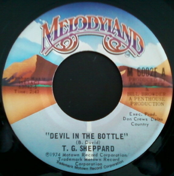 Artist Name: N - 【中古】米7” T.G. Sheppard Devil In The Bottle M6002F Melodyland /00080