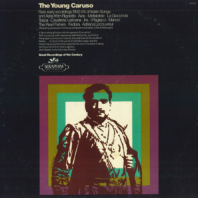 【中古】米LP Enrico Caruso Young Caruso 60146 SERAPHIM /00260