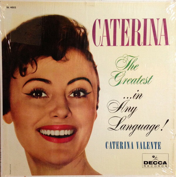 【中古】米LP Caterina Valente Caterina - The Greatest... In Any Language DL4052 Decca /00260