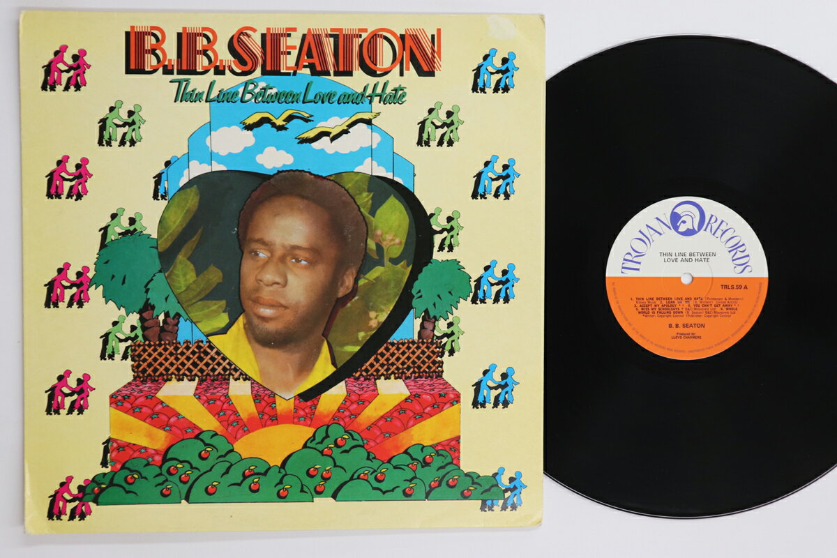 【中古】英LP B.B. Seaton Thin Line Between Love And Hate TRLS59 Trojan Records /00260