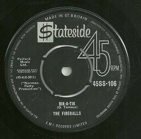 7” Fireballs Rik-A-Tik 45SS106 Stateside /00080