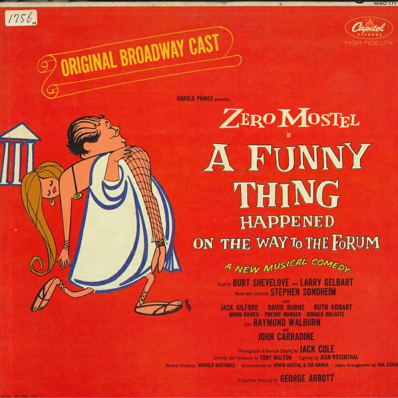 【中古】米LP Original Broadway Cast A Funny Thing Happened On The Way To The Forum WAO1717 CAPITOL /00400