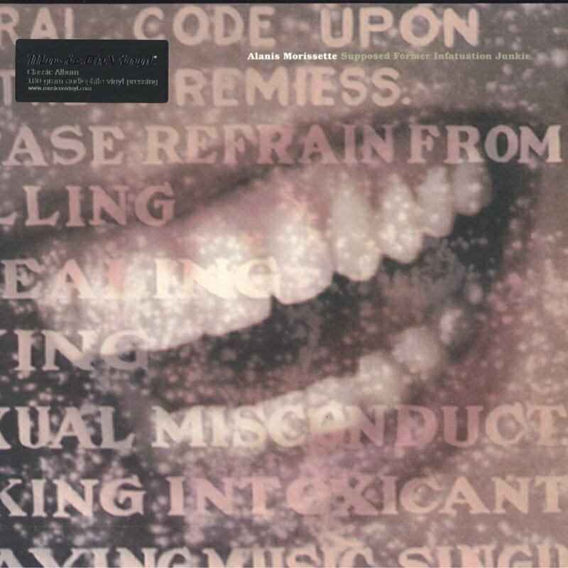 【新品】欧2LP Alanis Morissette Supposed Former Infatuation Junkie MOVLP1140 Music On Vinyl /00660