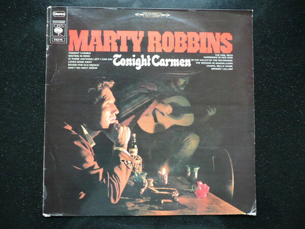 【中古】蘭LP Marty Robbins Tonight Carmen S63116 CBS /00260