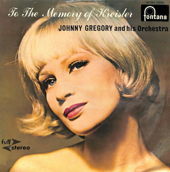 【中古】LP Gregory Strings To The Memory Of Kreisler SFON7033 FONTANA /00260