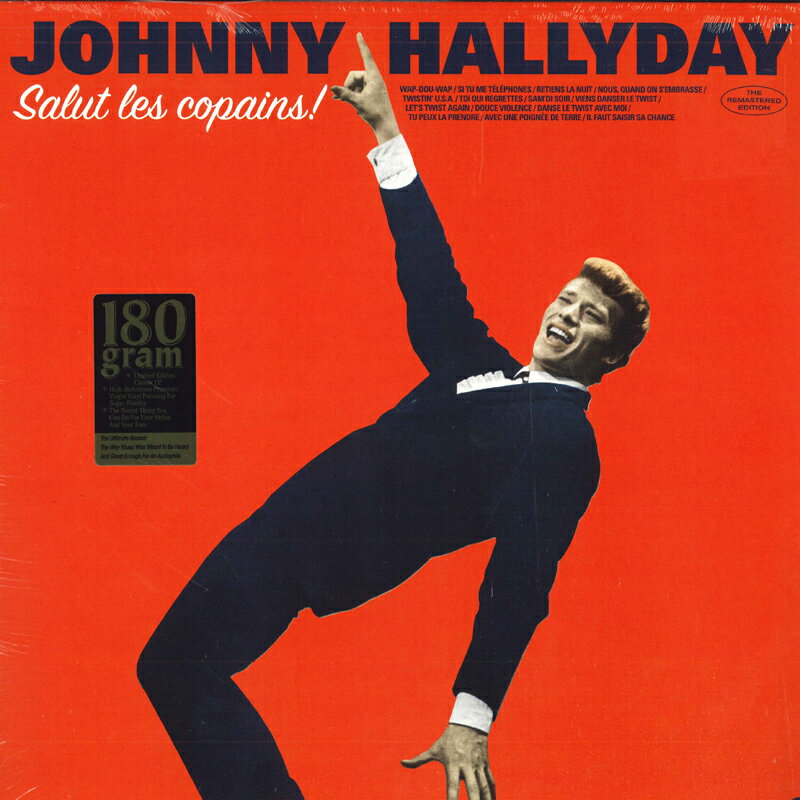【新品】欧LP Johnny Hallyday Salut Les Copains! 772249 WaxTime /00260