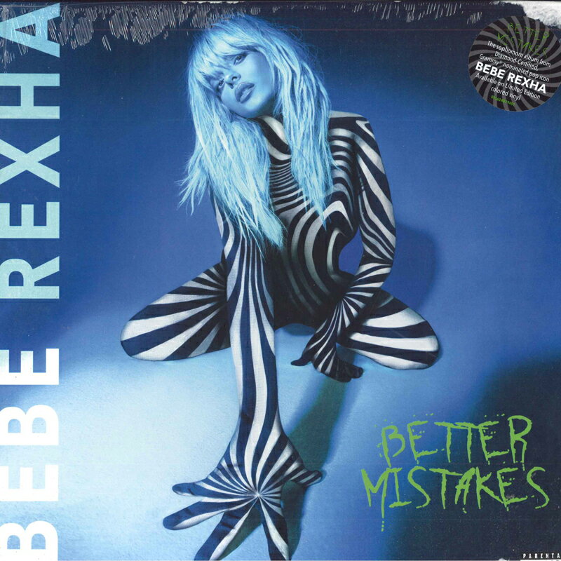 【新品】米、加LP Bebe Rexha Better Mistakes 093624879497 Warner Records /00260
