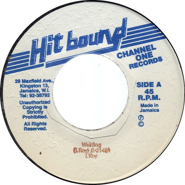 米7” I Roy Welding JJ2148 Hit Bound/Channel On /00046