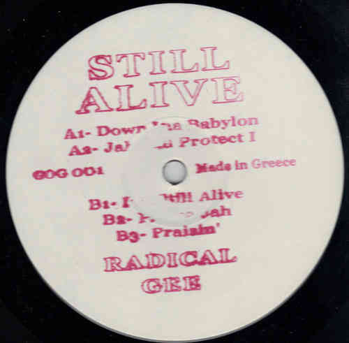【新品】英12” Radical Gee Down Ina Babylon; Jah Jah Protect I / Im Still Aliv GOG001 GOG /00210