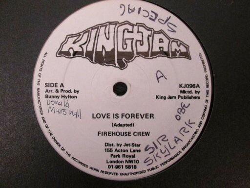 【新品】英12” Firehouse Crew Love Is Forever / Version KJ096 King Jam /00210 【新品】英12” Firehouse Crew Love Is Forever / Version KJ096 King Jam /00210