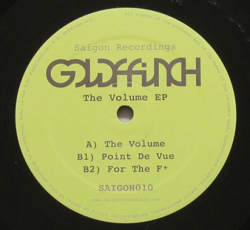【新品】英12” Goldffinch Volume / Point De Vue; For The F* SAIGON010 Saigon Recordings /00200 【新品】英12” Goldffinch Volume / Point De Vue; For The F* SAIGON010 Saigon Recordings /00200
