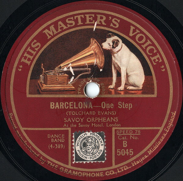 【中古】78RPM/SP Savoy Orpheans / Savoy Tango O Barcelona / Matador B5045 HIS MASTERS VOICE /00500