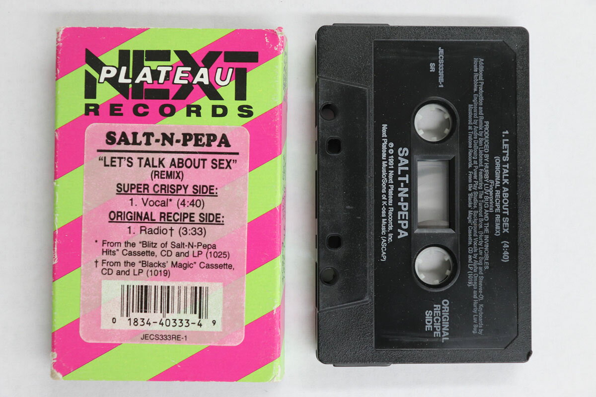【中古】Cassette Salt-n-pepa Lets Talk About Sex (Remix) JECS333RE1 NEXT PLATEAU RECORD /00110