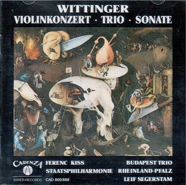 独CD Wittinger Cto For Vln CAD800888 Cadenza /00110