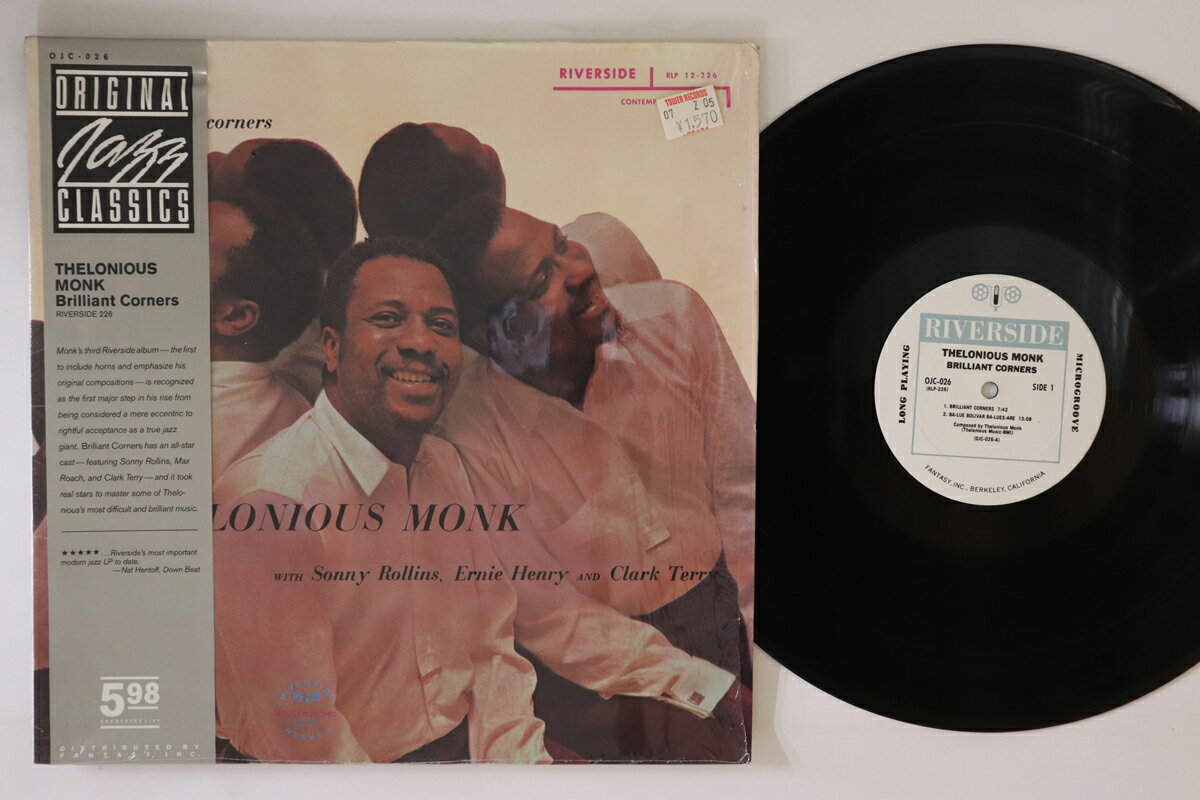 【中古】米LP Thelonious Monk Brilliant Corners OJC026 ORIGINAL JAZZ CLASSI /00260