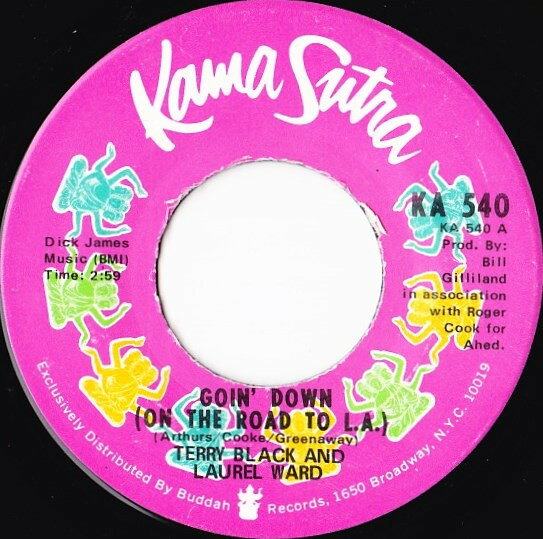 【中古】米7” Terry Black & Laurel Ward Goin Down (On The Road To L. A.) KA540 KAMA SUTRA /00080
