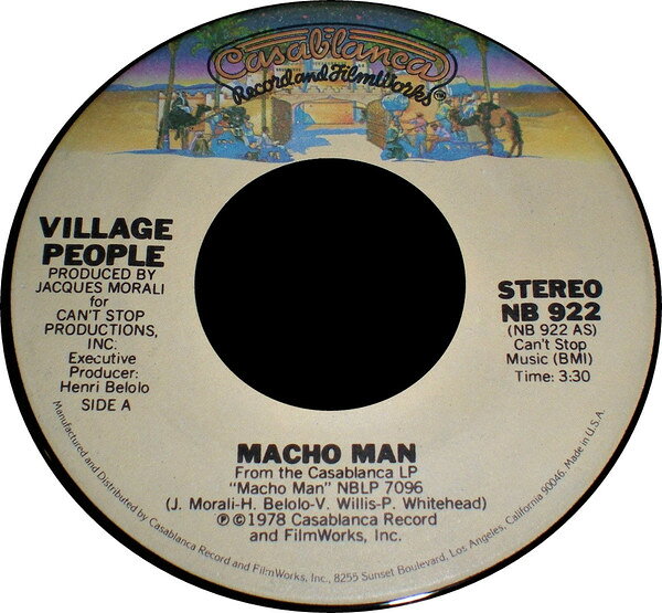 米7” Village People Macho Man NB922 Casablanca /00080