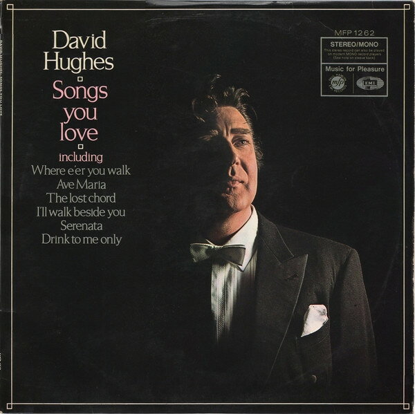 【中古】LP David Hughes Songs You Love MFP1262 Music For Pleasure /00260