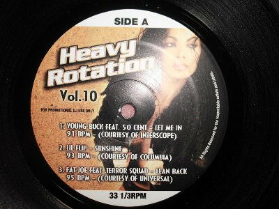 【中古】12” Various Heavy Rotation Vol. 10 NONE Not On Label /00250