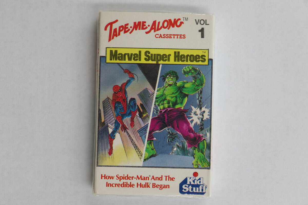 【中古】Cassette Marvel Super-heroes How Spider-man And The Incredible Hulk Began TMA8470 KID STUFF RECORDS 未開封 /00110