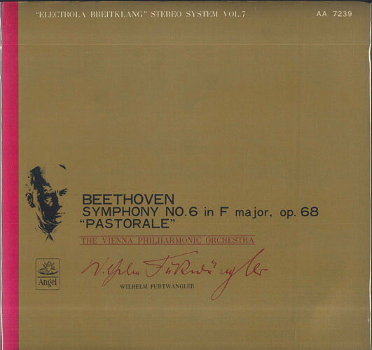 【中古】LP ウィルヘルム・フルトヴェングラ ベートーヴェン 交響曲 第6番 ヘ長調　作品68, 田園 AA7239 ANGEL RECORDS recordcity-11238319 RECORD CITY 楽天市場店 パッケージ画像