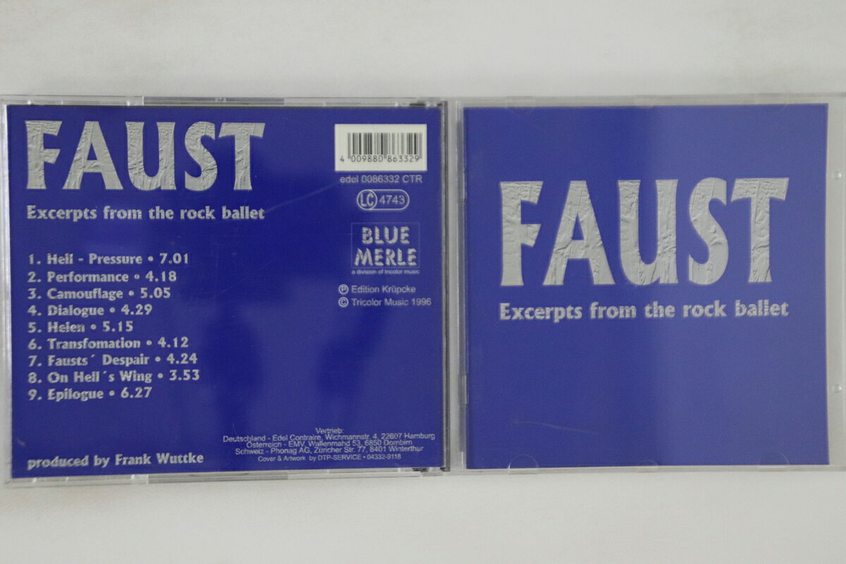 独CD Shade Faust EDEL0086332CTR BLUE MERLE /00110