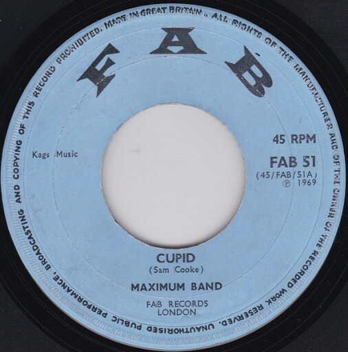 【中古】英7” Maximum Band Cupid FAB51 Fab /00080 【中古】英7” Maximum Band Cupid FAB51 Fab /00080
