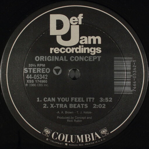 【中古】米12” Original Concept Can You Feel It? / Knowledge Me 4405342 Def Jam Recordings /00250 【中古】米12” Original Concept Can You Feel It? / Knowledge Me 4405342 Def Jam Recordings /00250