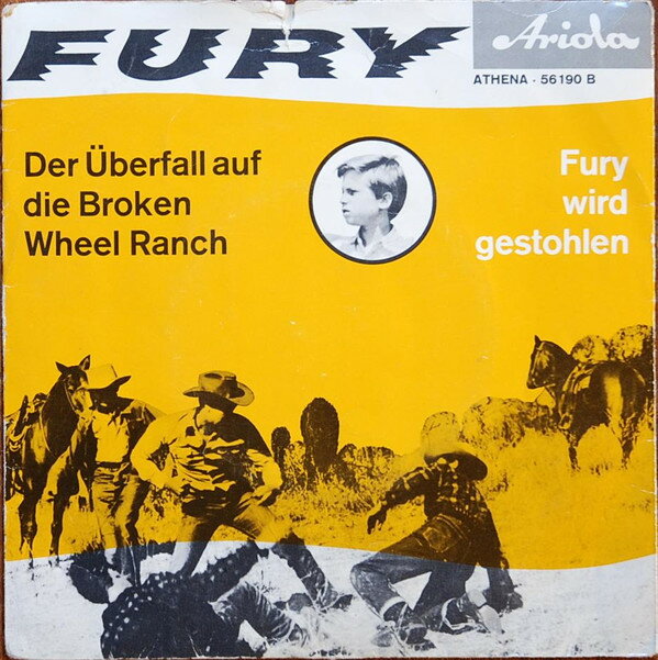 【中古】独7” Teddy Parker Der Uberfall Auf Die Broken Wheel Ranch ≫fury Wird 56190B ARIOLA-ATHENA /00080
