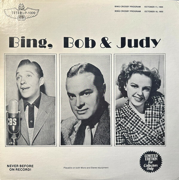 【中古】加LP Bing Crosby, Bob Hope, Judy Ga Bing, Bob & Judy - The Bing Crosby Show LP1009 TOTEM /00260