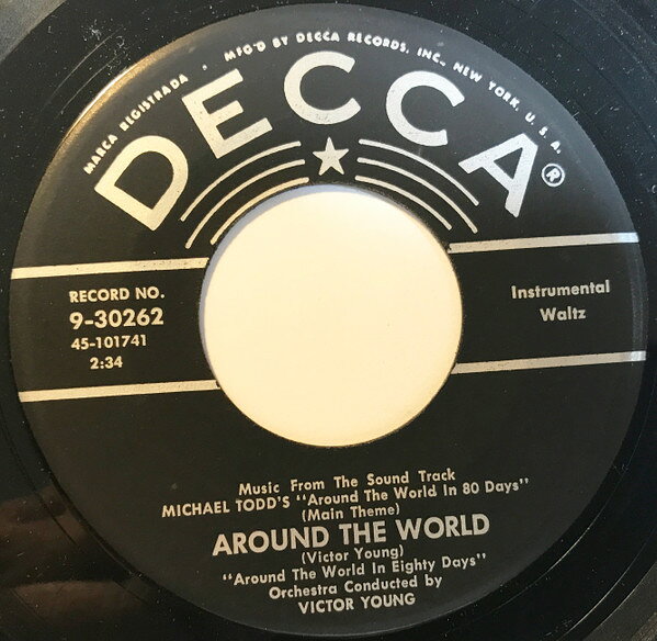 【中古】英7” Victor Young / Bing Crosby Around The World 930262 Decca /00080