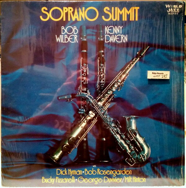šLP Bob Wilber & Kenny Davern Soprano Summit WJLPS5 World Jazz Rec...