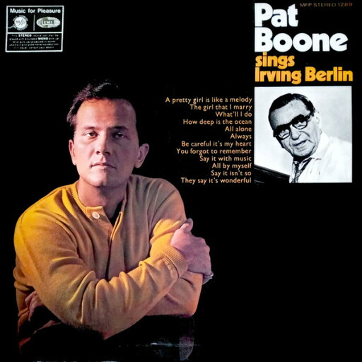 【中古】英LP Pat Boone Pat Boone Sings Irving Berlin MFP1289 Music For Pleasure /00260 【中古】英LP Pat Boone Pat Boone Sings Irving Berlin MFP1289 Music For Pleasure /00260
