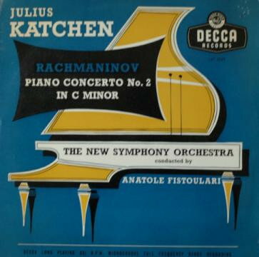 【中古】英LP Sergei Vasilyevich Rachmaninof Piano Concerto No. 2 In C Minor LXT2595 Decca /00260
