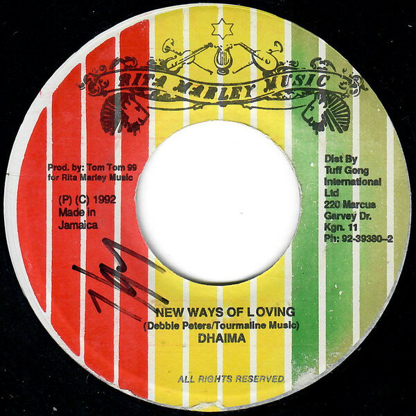 【中古】ジャマイカ7” Dhaima New Ways Of Loving NONE Rita Marley Music /00080