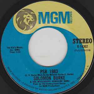 米7” Solomon Burke &amp; The Mississipp Psr 1983 / The Night They Drove Old Dixie Down K14302 MGM /00080