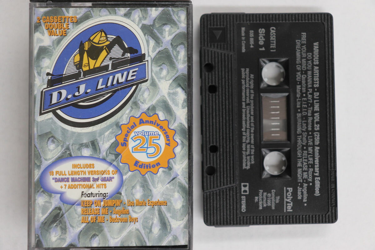 ・アーティスト Various ・タイトル D.j. Line Volume 25 ・レーベル・型番 POLYTEL 5358954 ・フォーマット カセットテープ ・コンディション(盤) 良い (VG+) ・コンディション(ジャケット) 良い (VG+) ・コンディション(帯) オビなし ・特記事項 実際に発送される商品の画像です 【ご購入前に必ずご確認ください】 ・本店サイト(www.recordcity.jp)とは価格、送料が違います ・本店サイト、その他支店のオーダーとは同梱発送できません ・注文確定後に別の注文を頂いた場合、注文同士の同梱は致しかねます。 ・別倉庫から発送しているため、店頭受け渡しは対応しておりません ・一部商品は他の通販サイトでも販売しているため、ご注文のタイミングによっては商品のご用意ができない場合がございます。 ・土日祝日はお休みです 金曜・祝前日9時以降のご連絡またはご入金は、返答または発送が週明け・祝日明けに順次対応となります。 ・ご購入後のキャンセル不可 ご購入後のキャンセルはいかなる理由においてもお受けできません。ご了承の上、ご購入くださいませ。 ・日本郵便(ゆうパック/ゆうメール)によるお届けになります。 ・中古品であることをご理解ください 当ストアでは中古商品を主に販売しております。中古品であることをご理解の上ご購入ください。また、一部商品はRecordCityオンラインストアで試聴可能です。 ・返品について お客様のご都合による返品は一切承っておりません。 表記の内容と実際の商品に相違がある場合、また針飛び等で返品・返金をご希望される場合は、商品の到着後1週間以内にご連絡ください。商品の返送をこちらで確認後、キャンセル・返金を行います。 コンディションVG以下の商品は返品できません。プレイに影響のない表面のこすれ傷、プレス起因のノイズ盤は返品の対象外です。 【コンディション表記】 ・ほぼ新品(M-)(Like New) 完全な新品。未使用。当店ではほぼ使用しません ・非常に良い(EX)(Excellent) 中古盤として美品な状態。わずかな経年を感じるものの傷みを感じさせない、当店基準で最高の状態 ・良い(VG+)(Very Good Plus) 丁寧に扱われた中古品で、軽い使用感がみられる。 ・可(VG)(Acceptable) 使い込まれた中古品で、「良い」よりもさらに使用感がみられる。 ・悪い(VG-)(Bad) 状態が悪いアイテム。使用の保障はなく、再生不可、針飛び、目立つノイズがあるかもしれない。状態によるクレーム不可。返品不可。 ・非常に悪い(G)(Very Bad) 「悪い」よりさらに状態が悪いアイテム。使用の保障はなく、再生不可、針飛び、目立つノイズがあるかもしれない。状態によるクレーム不可。返品不可。 ・ジャンク(Fair)(Junk/Fair) 割れている、反っている、水ダメージがある、カビ、ジャケットが分離している、ひどい書き込み、ひどい擦れなど最低の状態。使用の保障はなく、再生不可、針飛び、目立つノイズがあるかもしれない。状態によるクレーム不可。返品不可。 ・ジャンク(Poor)(Junk/Poor) 割れている、反っている、水ダメージがある、カビ、ジャケットが分離している、ひどい書き込み、ひどい擦れなど最低の状態。使用の保障はなく、再生不可、針飛び、目立つノイズがあるかもしれない。状態によるクレーム不可。返品不可。