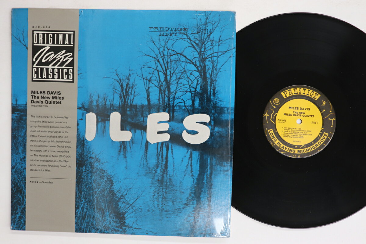 ・アーティスト Miles Davis Quintet ・タイトル Miles ・レーベル・型番 PRESTIGE OJC006 ・フォーマット LPレコード ・コンディション(盤) 良い (VG+) ・コンディション(ジャケット) 良い (VG+) ・コンディション(帯) 良い (VG+) ・特記事項 【シュリンク残し】 実際に発送される商品の画像です 【ご購入前に必ずご確認ください】 ・本店サイト(www.recordcity.jp)とは価格、送料が違います ・本店サイト、その他支店のオーダーとは同梱発送できません ・注文確定後に別の注文を頂いた場合、注文同士の同梱は致しかねます。 ・別倉庫から発送しているため、店頭受け渡しは対応しておりません ・一部商品は他の通販サイトでも販売しているため、ご注文のタイミングによっては商品のご用意ができない場合がございます。 ・土日祝日はお休みです 金曜・祝前日9時以降のご連絡またはご入金は、返答または発送が週明け・祝日明けに順次対応となります。 ・ご購入後のキャンセル不可 ご購入後のキャンセルはいかなる理由においてもお受けできません。ご了承の上、ご購入くださいませ。 ・日本郵便(ゆうパック/ゆうメール)によるお届けになります。 ・中古品であることをご理解ください 当ストアでは中古商品を主に販売しております。中古品であることをご理解の上ご購入ください。また、一部商品はRecordCityオンラインストアで試聴可能です。 ・返品について お客様のご都合による返品は一切承っておりません。 表記の内容と実際の商品に相違がある場合、また針飛び等で返品・返金をご希望される場合は、商品の到着後1週間以内にご連絡ください。商品の返送をこちらで確認後、キャンセル・返金を行います。 コンディションVG以下の商品は返品できません。プレイに影響のない表面のこすれ傷、プレス起因のノイズ盤は返品の対象外です。 【コンディション表記】 ・ほぼ新品(M-)(Like New) 完全な新品。未使用。当店ではほぼ使用しません ・非常に良い(EX)(Excellent) 中古盤として美品な状態。わずかな経年を感じるものの傷みを感じさせない、当店基準で最高の状態 ・良い(VG+)(Very Good Plus) 丁寧に扱われた中古品で、軽い使用感がみられる。 ・可(VG)(Acceptable) 使い込まれた中古品で、「良い」よりもさらに使用感がみられる。 ・悪い(VG-)(Bad) 状態が悪いアイテム。使用の保障はなく、再生不可、針飛び、目立つノイズがあるかもしれない。状態によるクレーム不可。返品不可。 ・非常に悪い(G)(Very Bad) 「悪い」よりさらに状態が悪いアイテム。使用の保障はなく、再生不可、針飛び、目立つノイズがあるかもしれない。状態によるクレーム不可。返品不可。 ・ジャンク(Fair)(Junk/Fair) 割れている、反っている、水ダメージがある、カビ、ジャケットが分離している、ひどい書き込み、ひどい擦れなど最低の状態。使用の保障はなく、再生不可、針飛び、目立つノイズがあるかもしれない。状態によるクレーム不可。返品不可。 ・ジャンク(Poor)(Junk/Poor) 割れている、反っている、水ダメージがある、カビ、ジャケットが分離している、ひどい書き込み、ひどい擦れなど最低の状態。使用の保障はなく、再生不可、針飛び、目立つノイズがあるかもしれない。状態によるクレーム不可。返品不可。