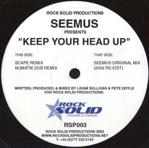 【中古】英12” Seemus Keep Your Head Up RSP003 Rock Solid Productio /00250
