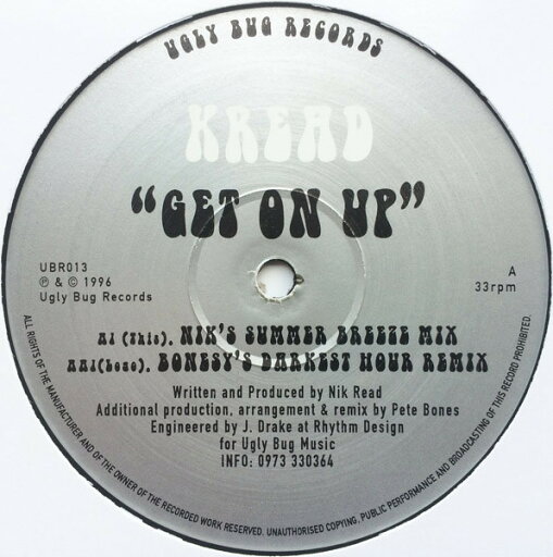【中古】英12” Kread Get On Up UBR013 Ugly Bug Records /00250 【中古】英12” Kread Get On Up UBR013 Ugly Bug Records /00250