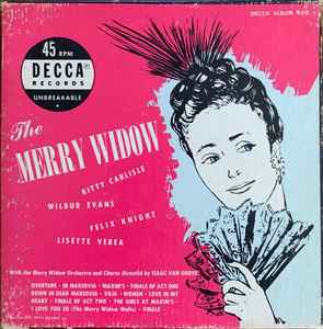 【中古】米7” Kitty Carlisle, Wilbur Evans, Merry Widow 923298 DECCA /00080