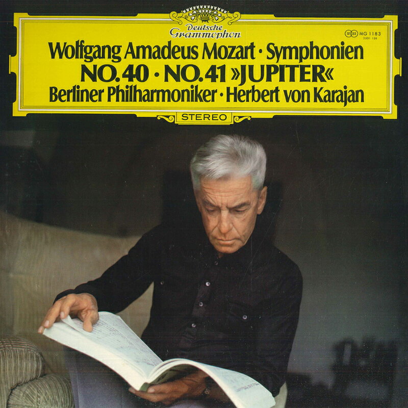 【中古】LP ヘルベルト・フォン・カラヤン, モーツァルト: 交響曲第40番ト短調k.550,第41番ハ長調k MG1183 DEUTSCHE GRAMMOPHON /00260 recordcity-11150952 レコードシティ 楽天市場店 パッケージ画像