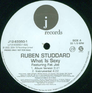 【中古】LP Ruben Studdard, Fat Joe What Is Sexy J12633501PROMO J Records プロモ